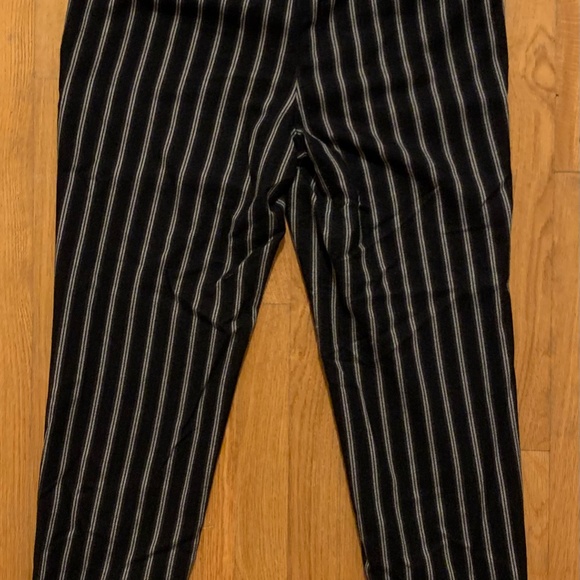 Ann Taylor LOFT Navy Striped Trousers - Picture 4 of 4